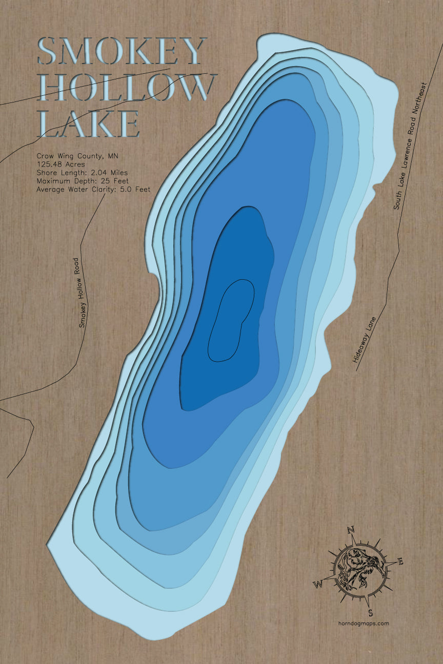 Smokey Hollow Lake in Crow Wing County, Minnesota