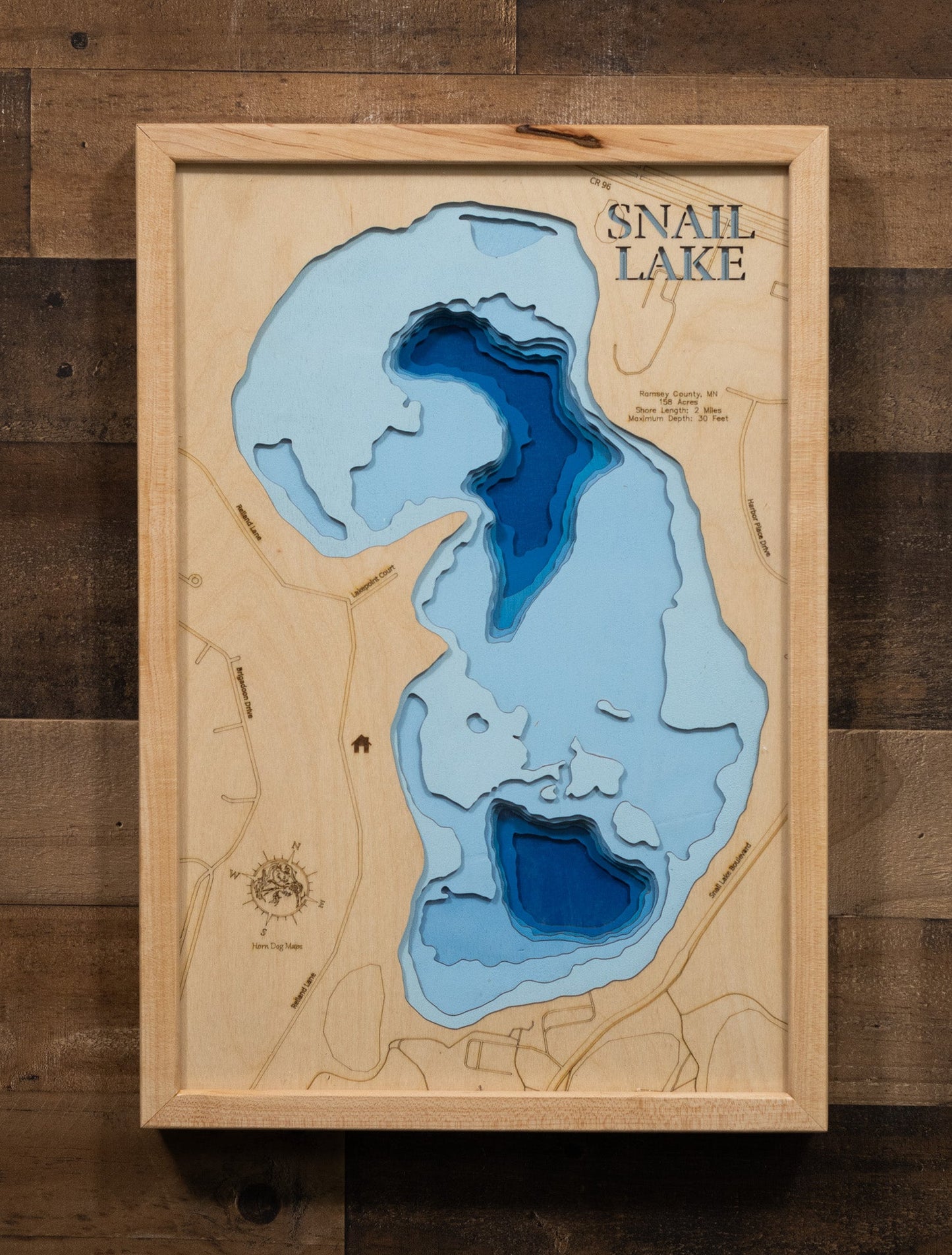 Snail Lake in Ramsey County, Minnesota
