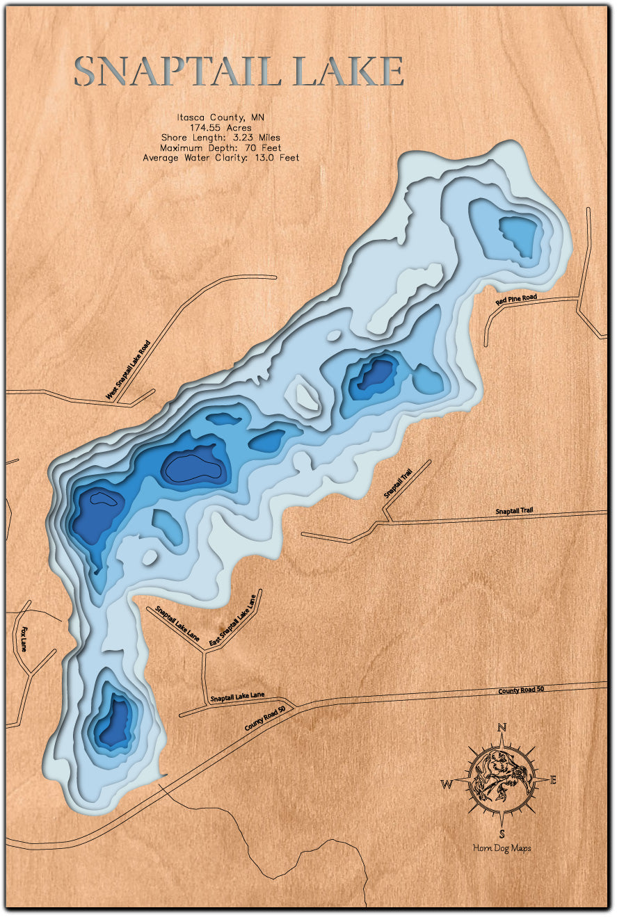 Snaptail Lake in Itasca County, Minnesota