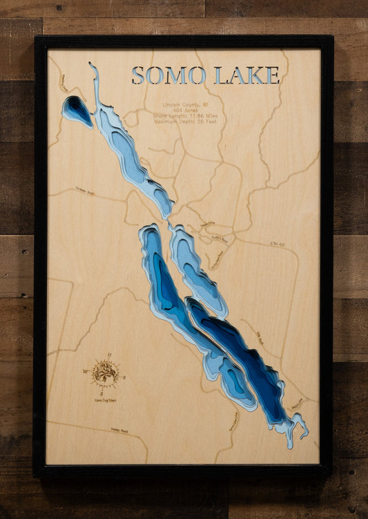 Somo Lake in Lincoln County, Wisconsin