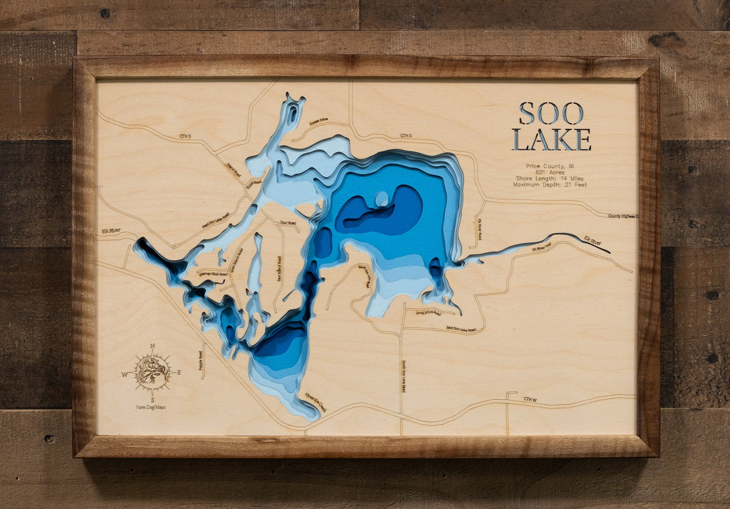 Lac Sault Dore in Price County, Wisconsin
