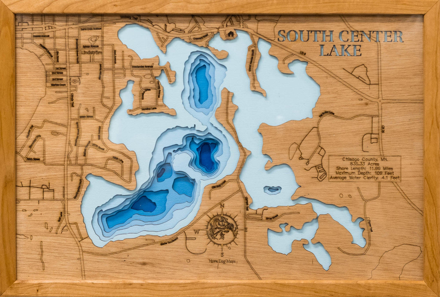 South Center Lake in Chisago County, Minnesota