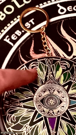 Enamel Charm - Divination Spinner