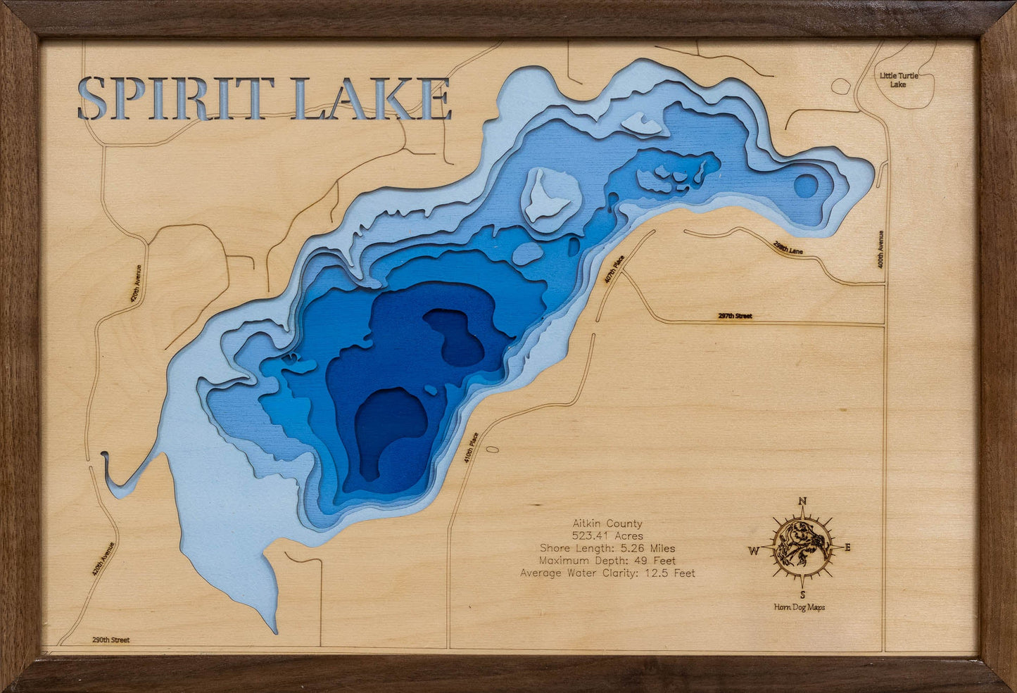 Spirit Lake in Aitkin County, Minnesota
