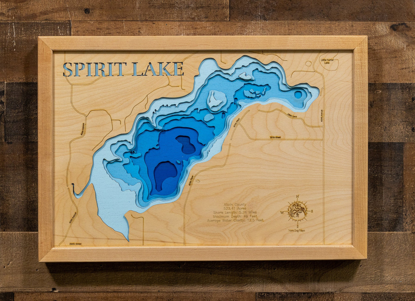 Spirit Lake in Aitkin County, Minnesota