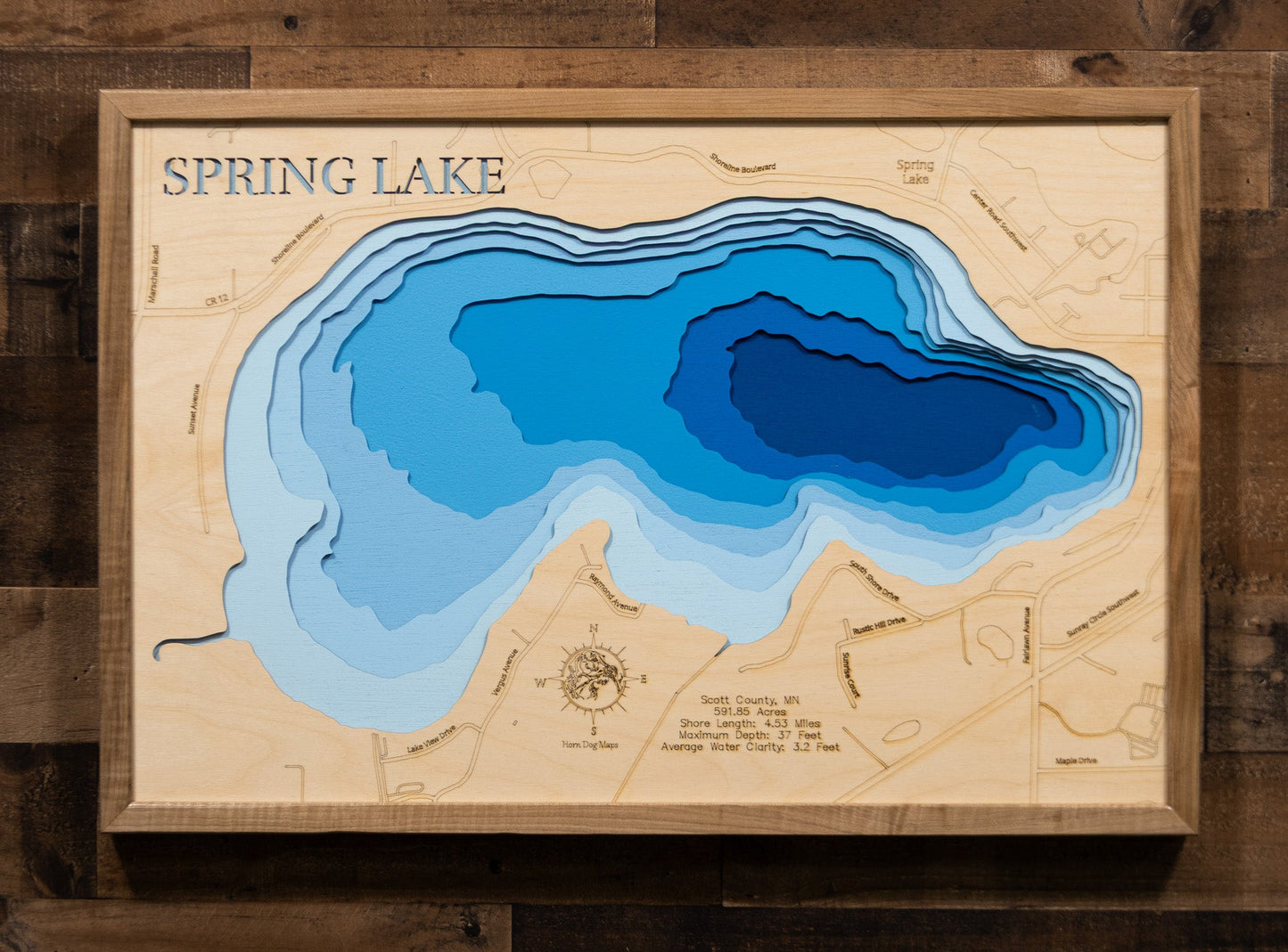 Spring Lake in Scott County, Minnesota