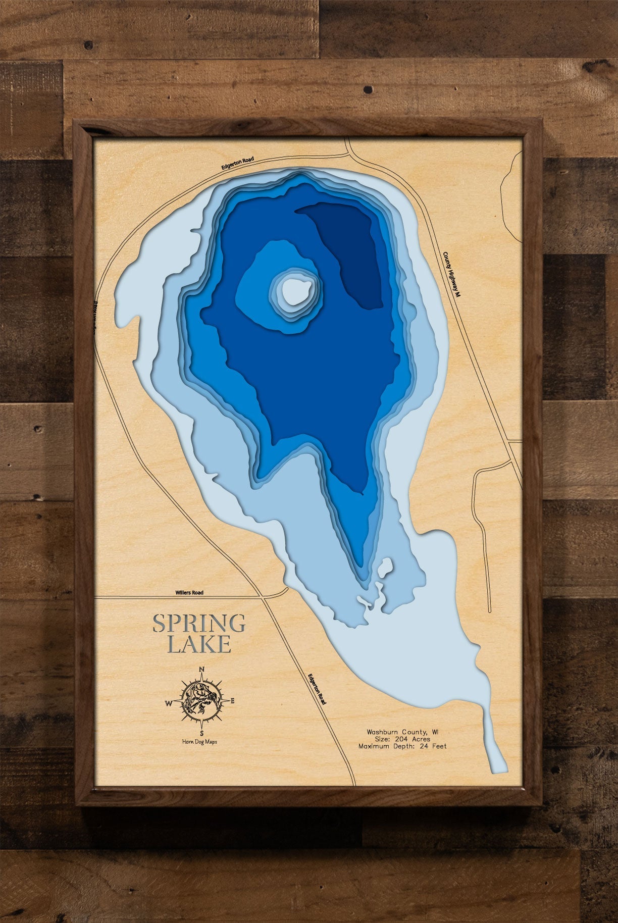 Spring Lake in Washburn County, Wisconsin