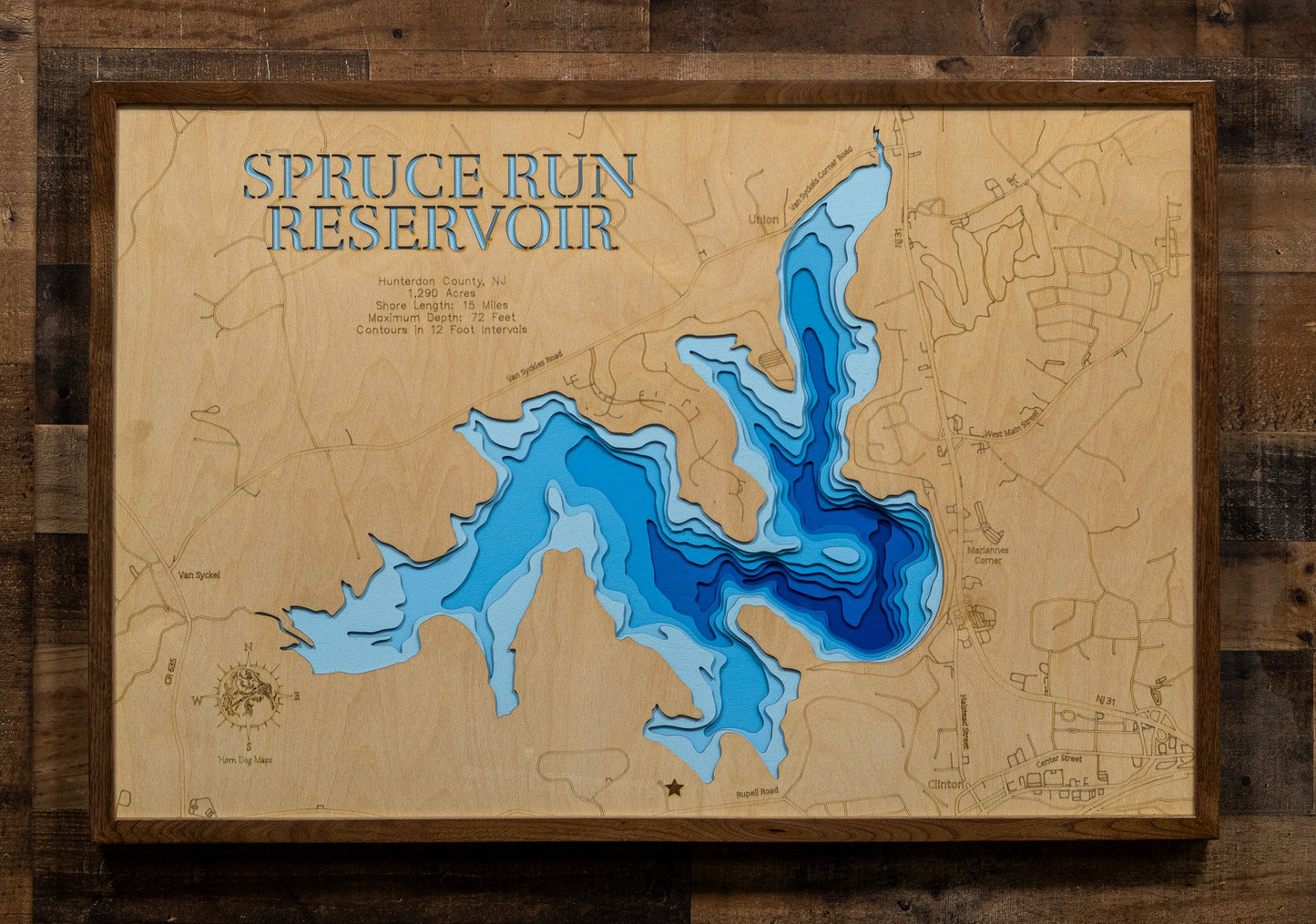 Spruce Run Reservoir in Hunterdon County, New Jersey