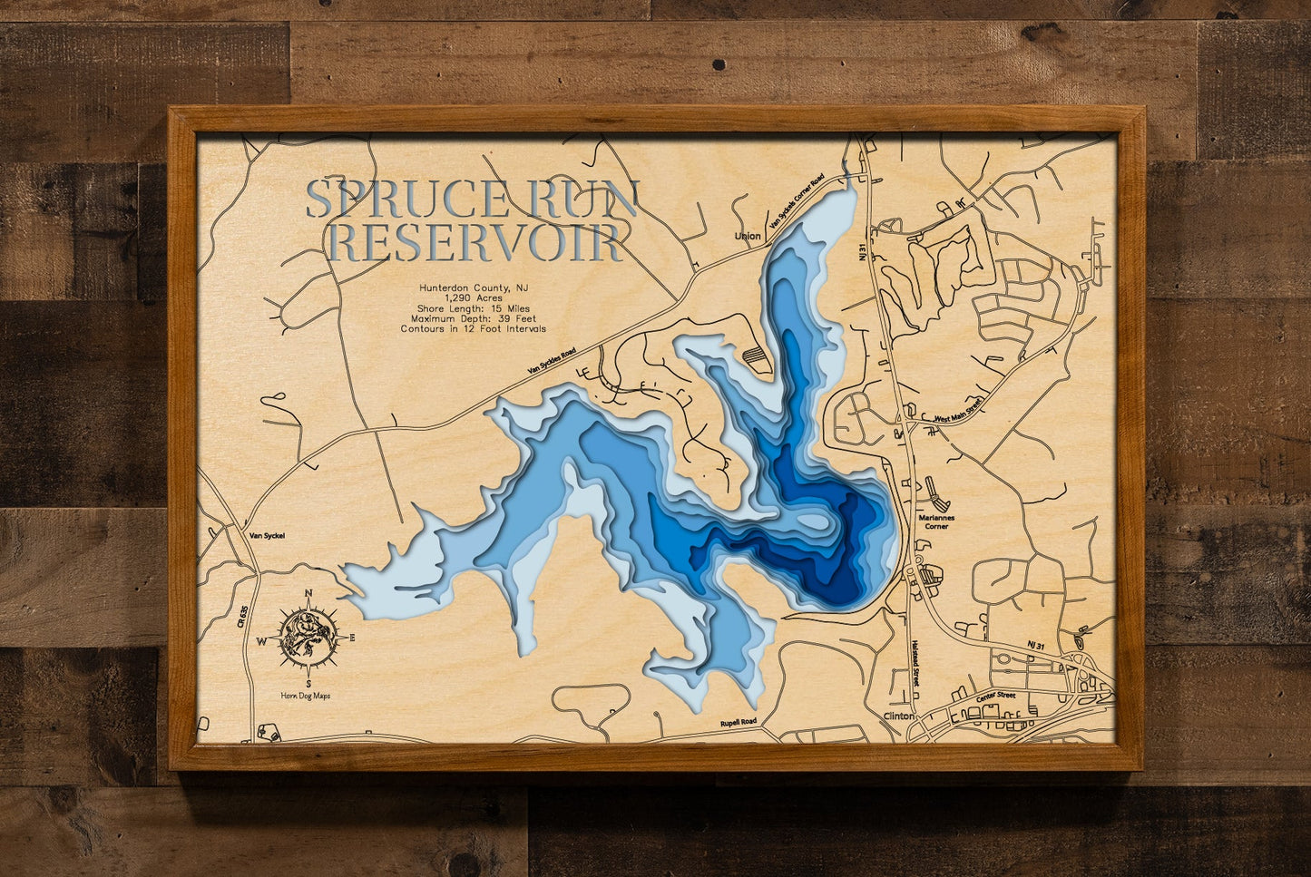Spruce Run Reservoir in Hunterdon County, New Jersey
