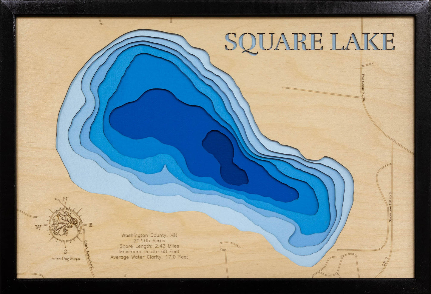 Square Lake in Washington County, Minnesota