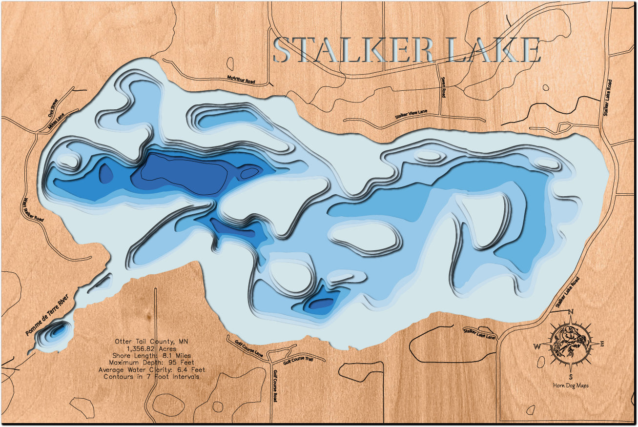 Stalker Lake in Otter Tail County, Minnesota