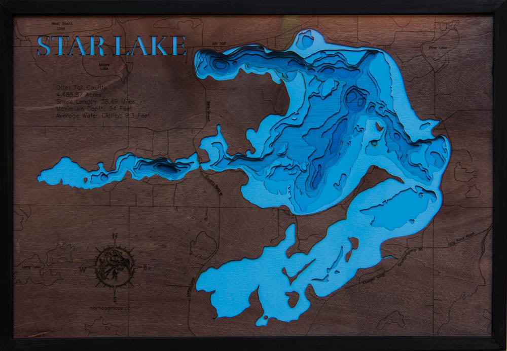 Star Lake in Otter Tail County, Minnesota