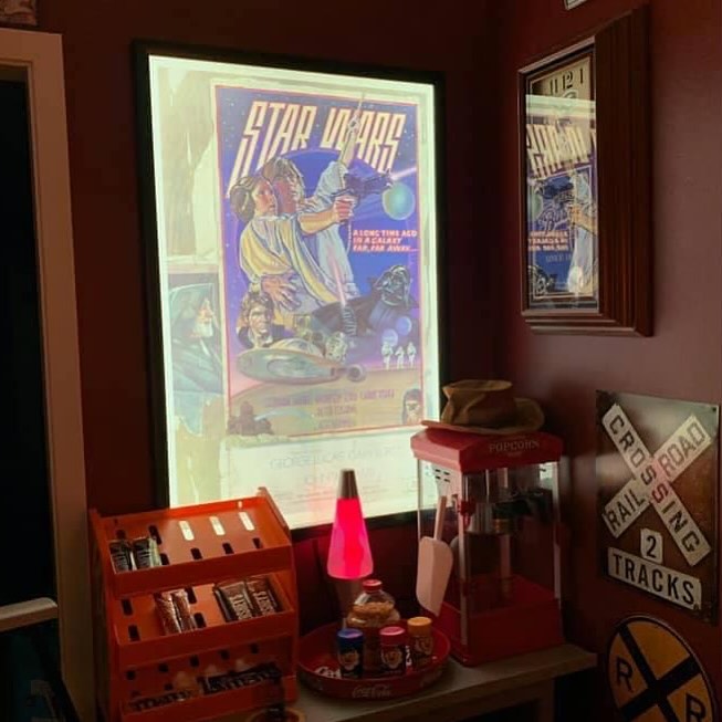3-PACK Glowbox "World Famous" LED Poster Frames