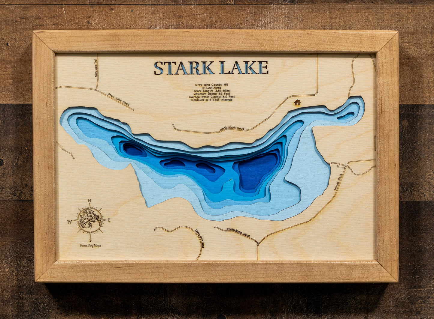 Stark Lake in Crow Wing County, Minnesota