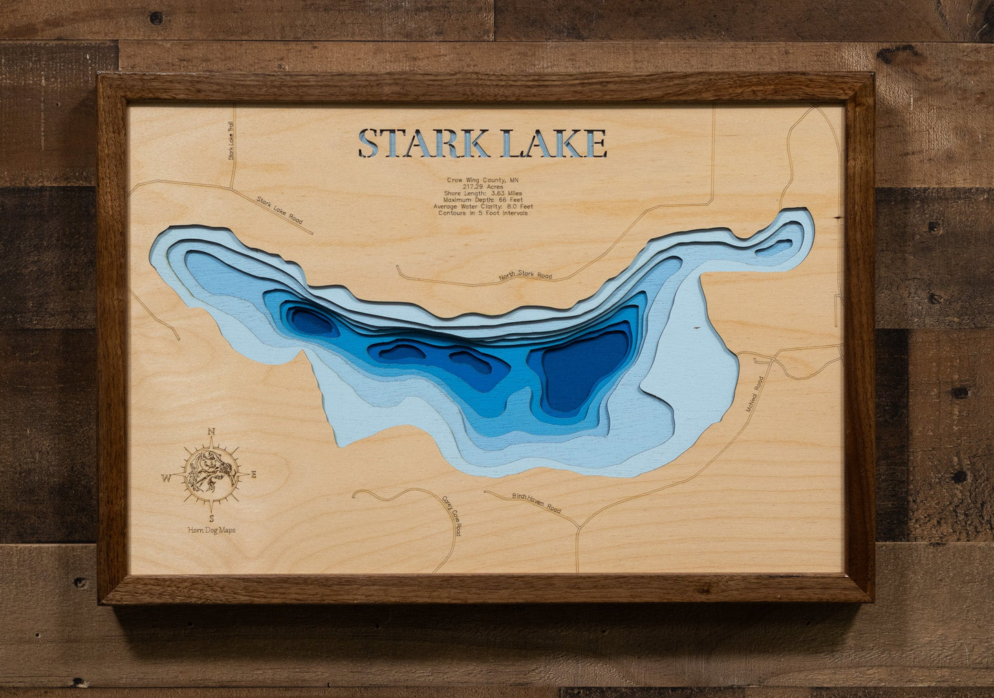 Stark Lake in Crow Wing County, Minnesota