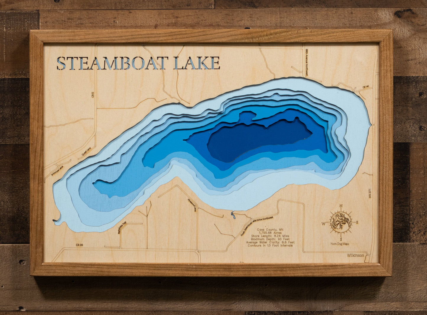 Steamboat Lake in Cass County MN
