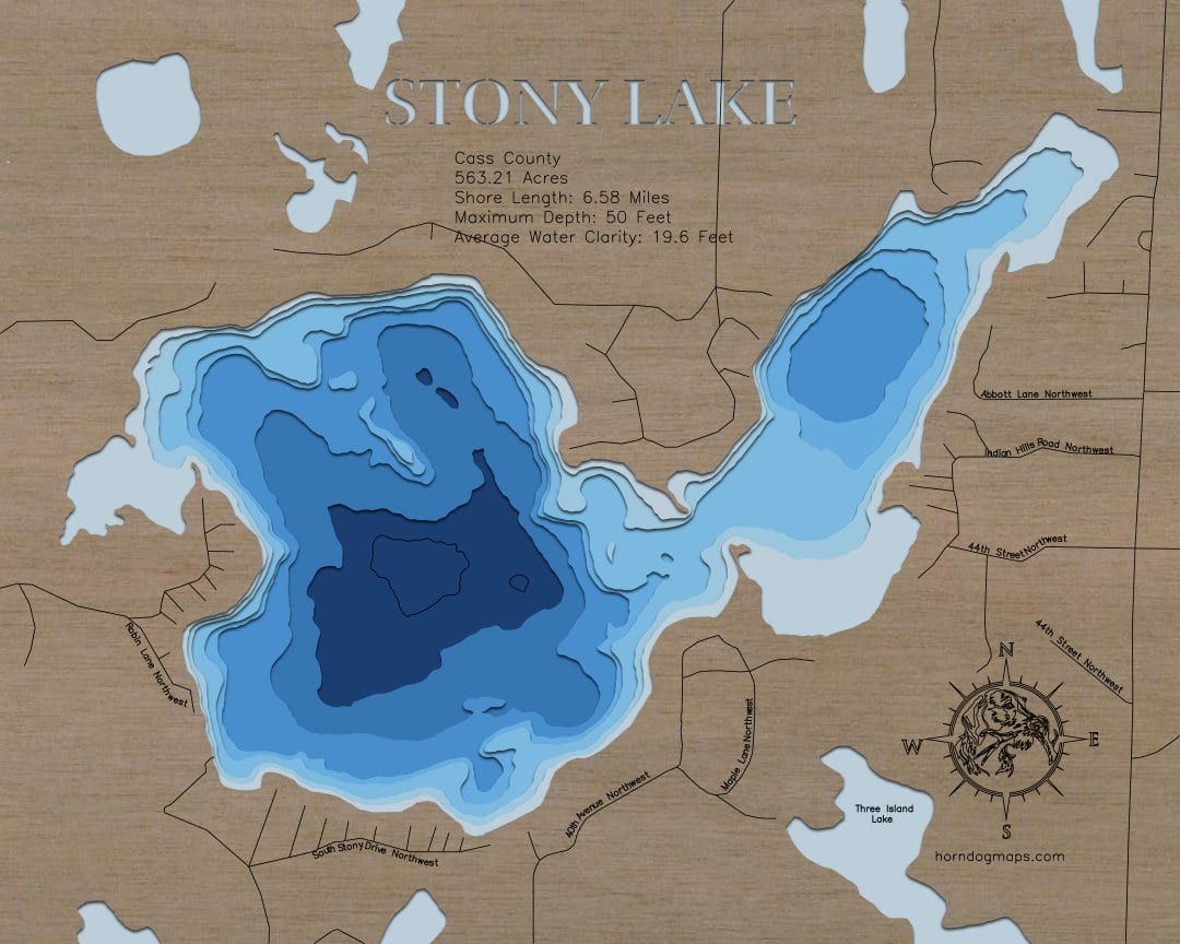 Stony Lake in Cass County, Minnesota