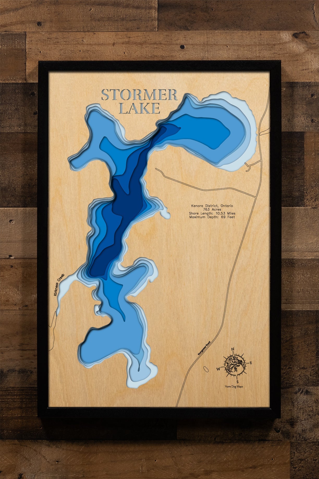 Stormer Lake in Kenora District, Ontario, Canada