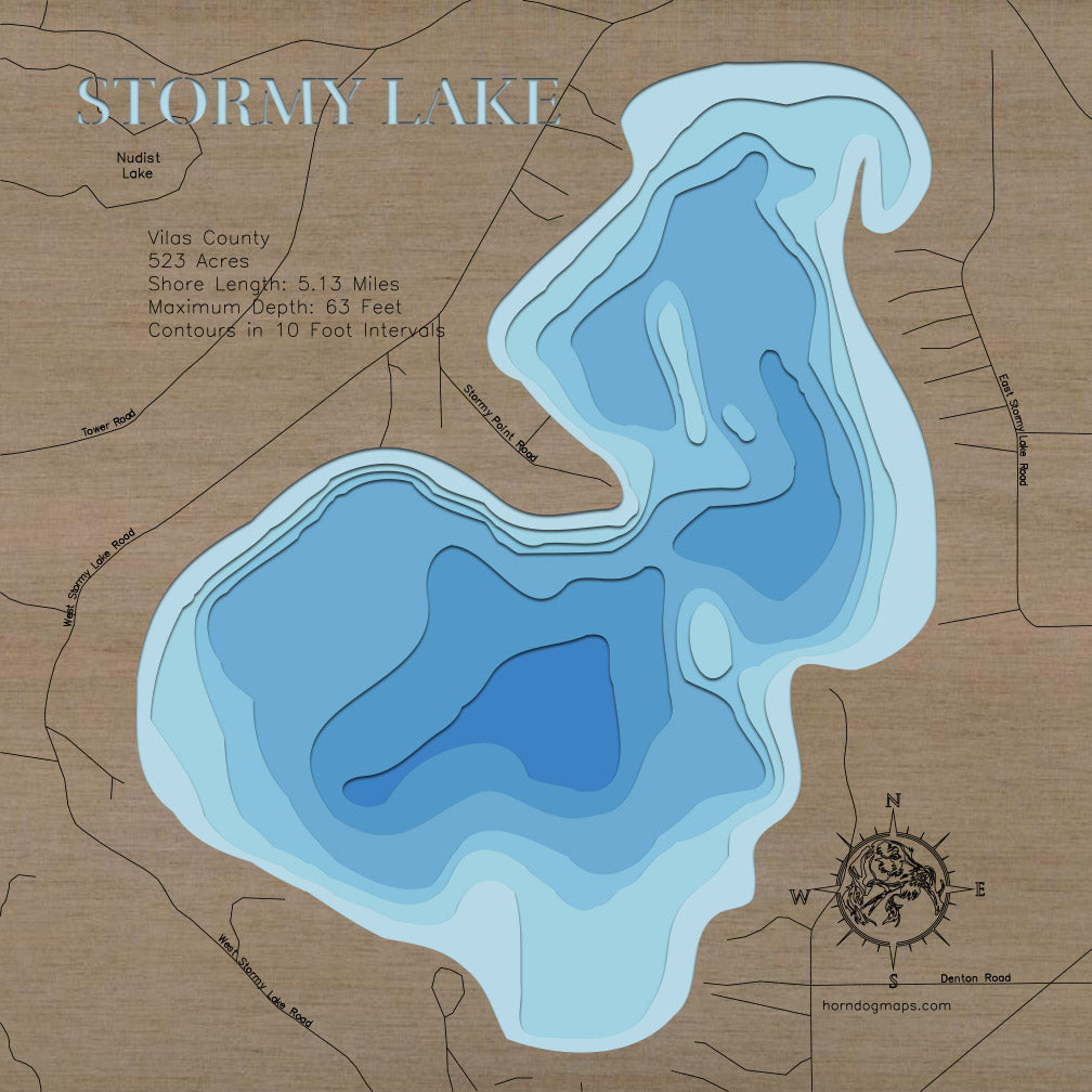 Stormy Lake in Vilas County, Wisconsin