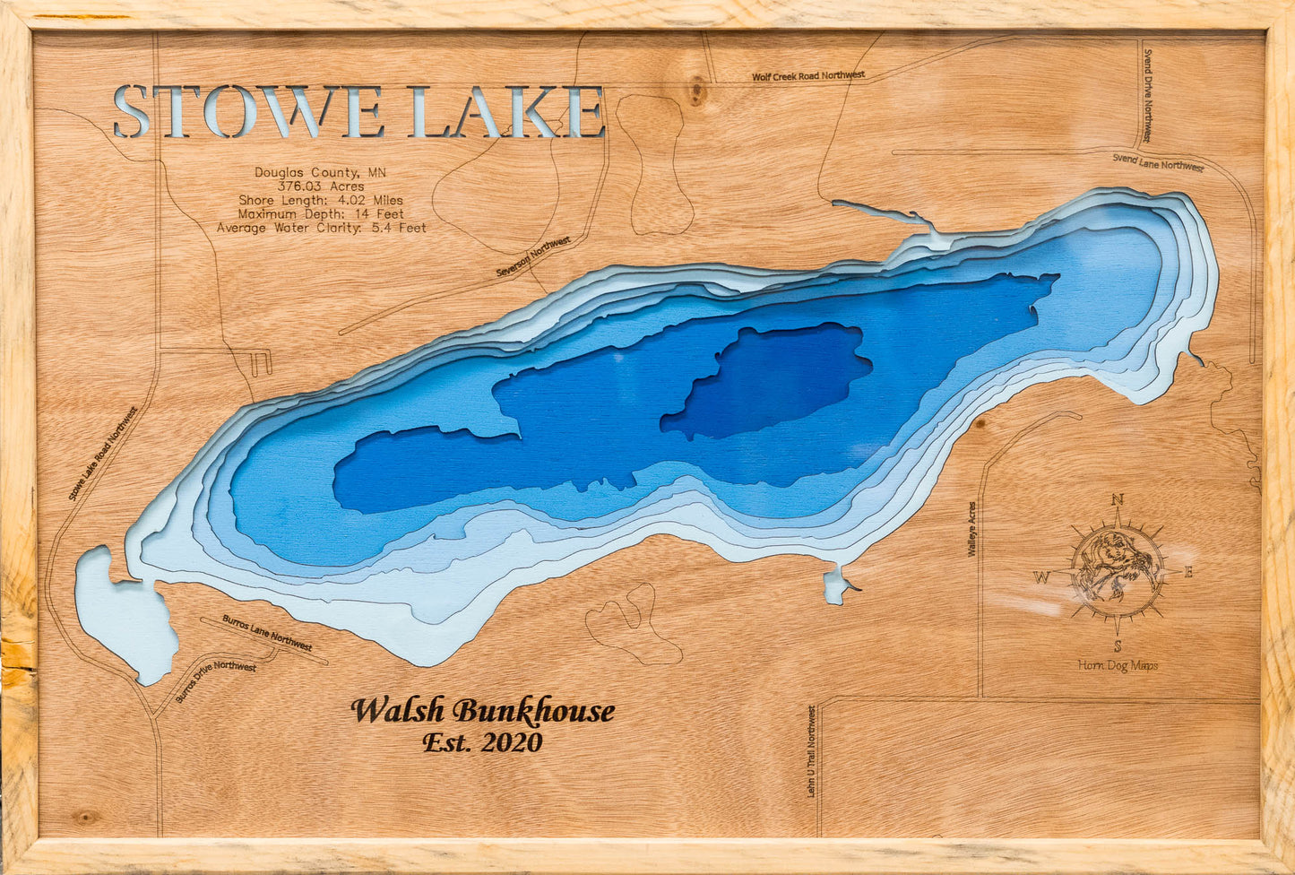 Stowe Lake in Douglas County, Minnesota
