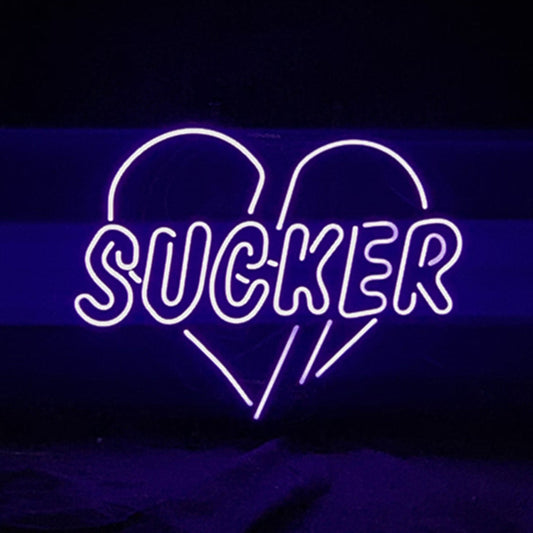 Sucker Heart Neon Signs