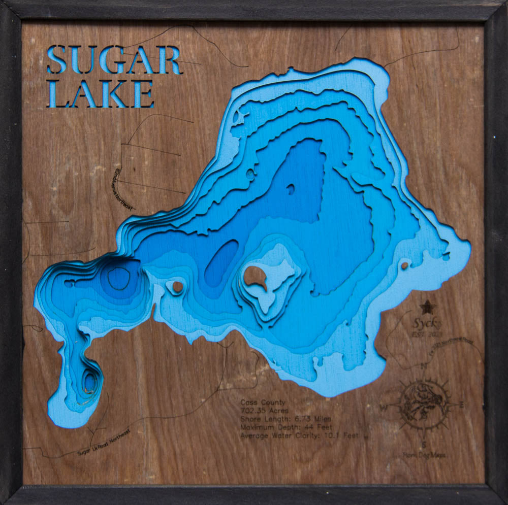 Sugar Lake in Cass County, Minnesota