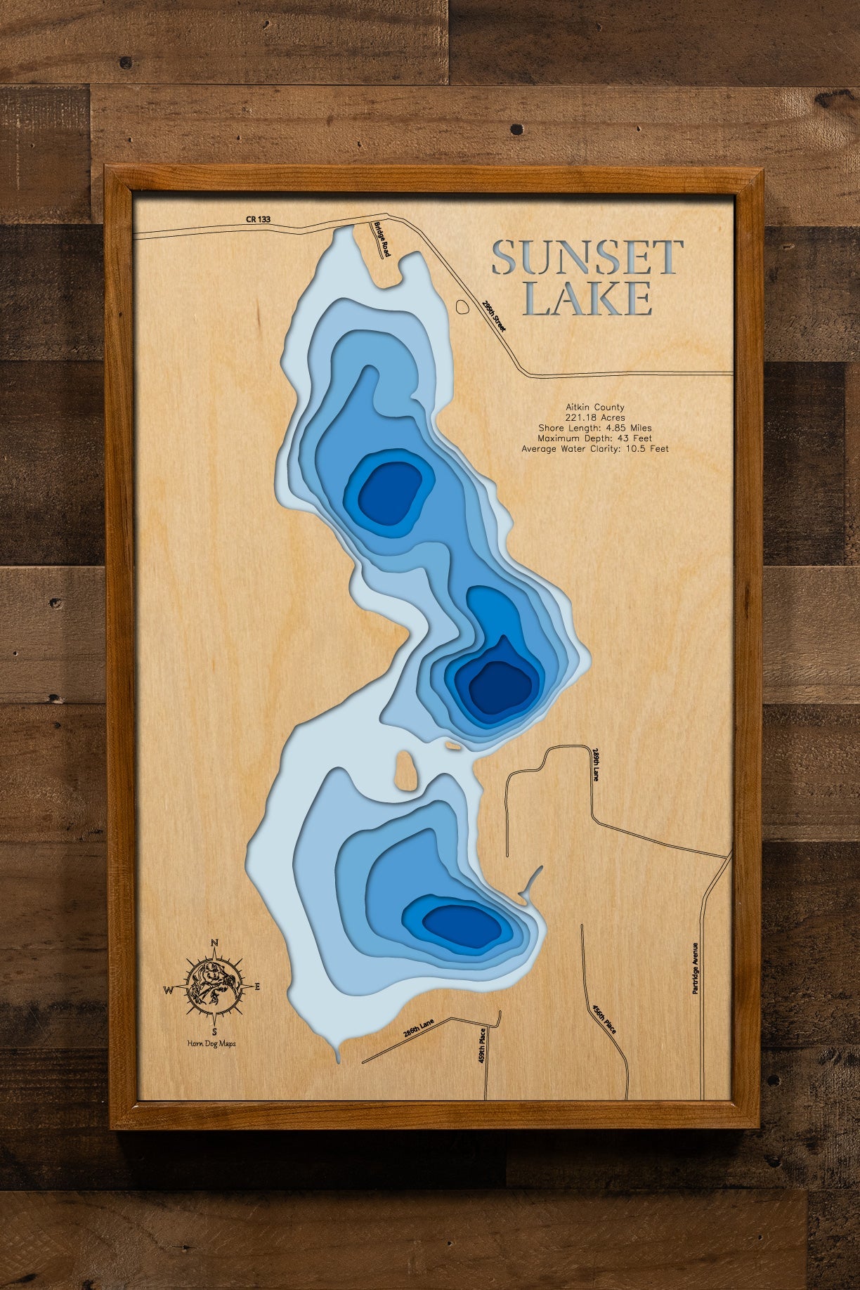 Sunset Lake in Aitkin County, Minnesota