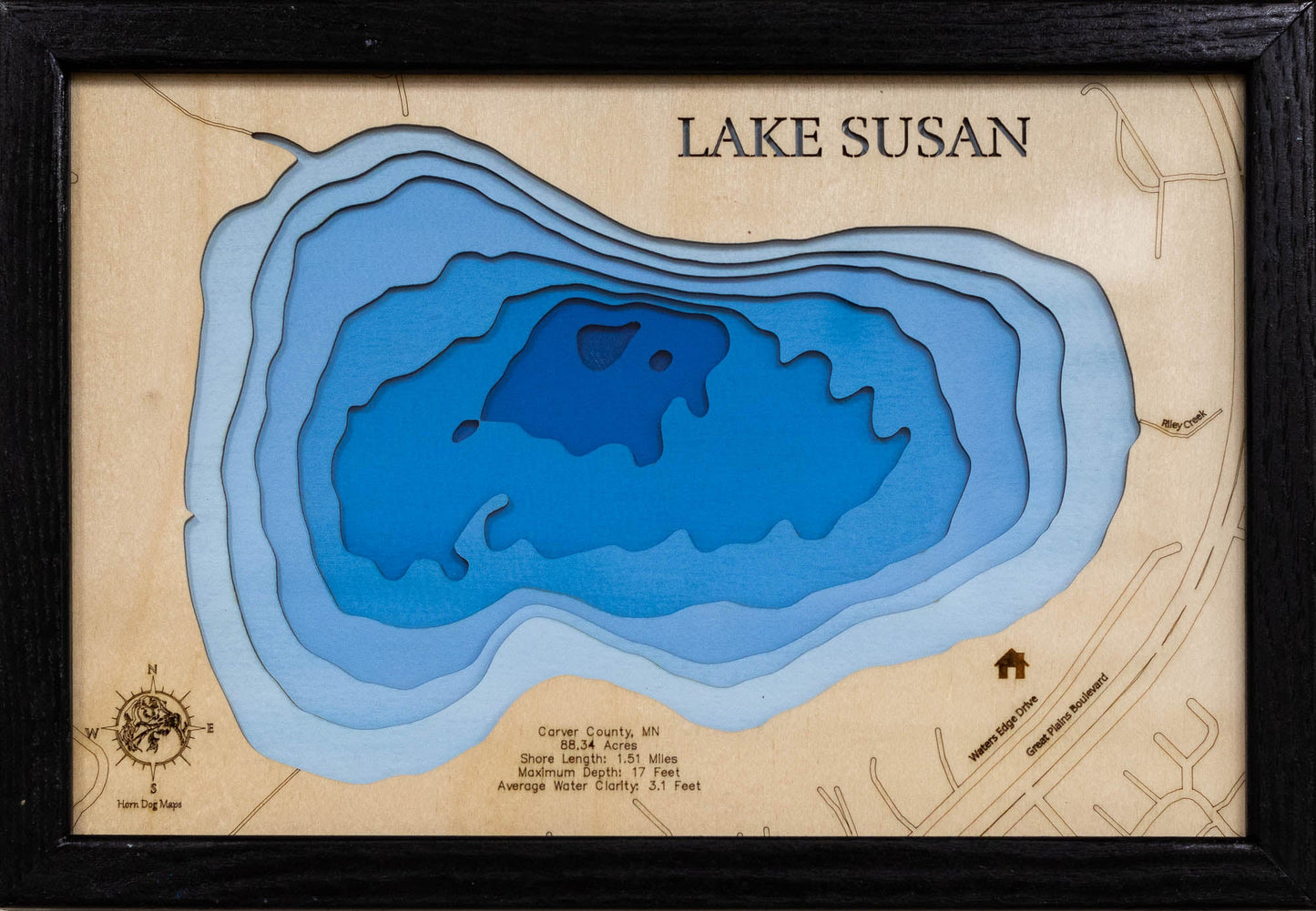 Lake Susan in Carver County, Minnesota