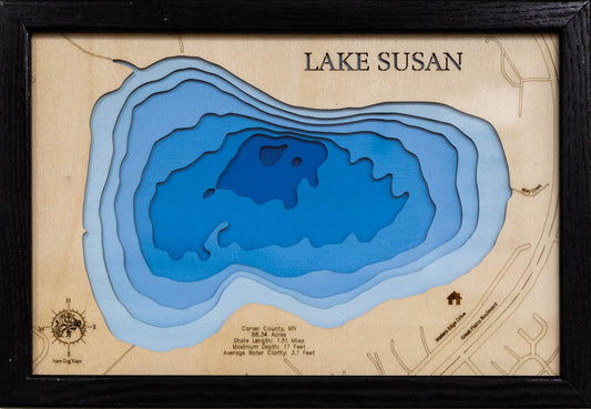 Lake Susan in Carver County, Minnesota