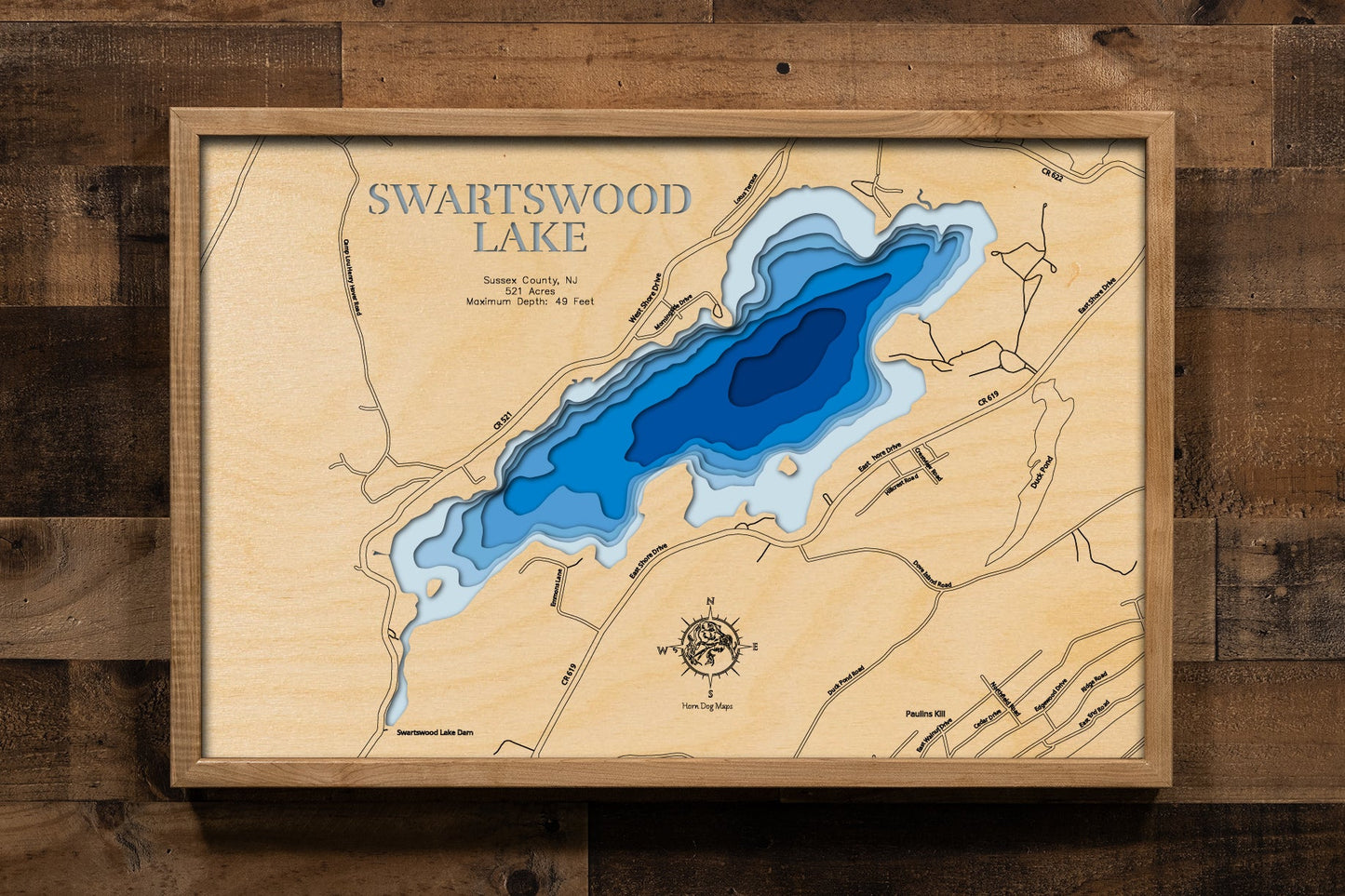 Swartswood Lake in Sussex County, New Jersey