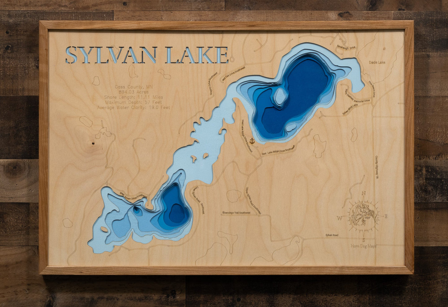 Sylvan Lake in Cass County, Minnesota