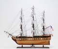 USS Constitution Large With Table Top Display Case