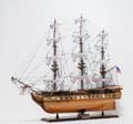 USS Constitution Large With Table Top Display Case