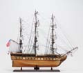 USS Constitution Large With Table Top Display Case