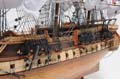 USS Constitution Large With Table Top Display Case