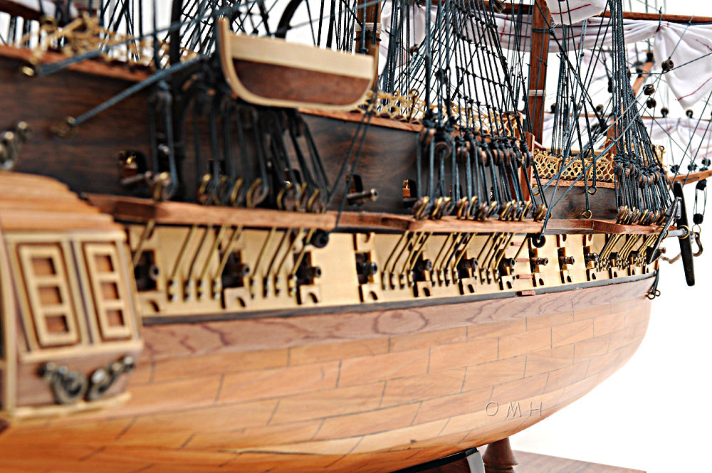 USS Constitution Midsize With Display Case