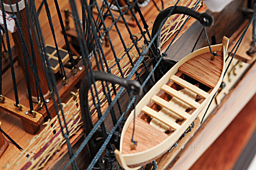 USS Constitution Midsize With Display Case
