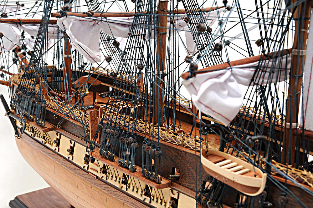USS Constitution Mid With Display Case Front Open