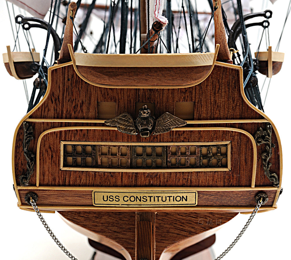 USS Constitution Mid With Display Case Front Open