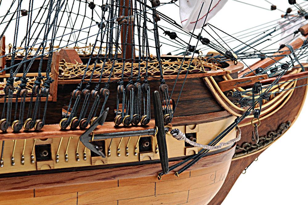 USS Constitution Mid With Display Case Front Open