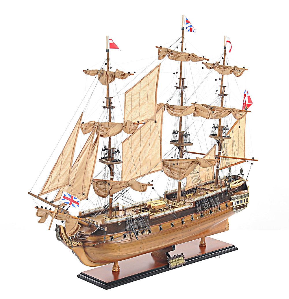 HMS Surprise Large With Table Top Display Case