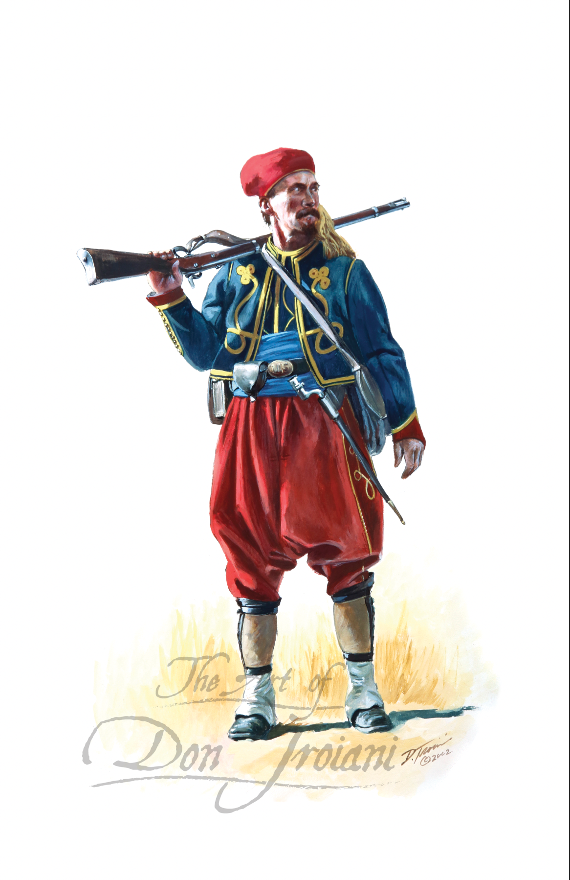 74th New York Volunteers, Zouave Company, Excelsior Brigade, 1862