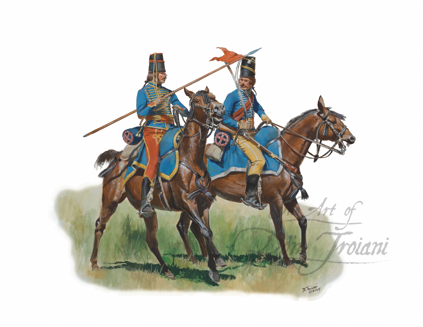 Lauzun Legion Lancer & Hussar, 1781