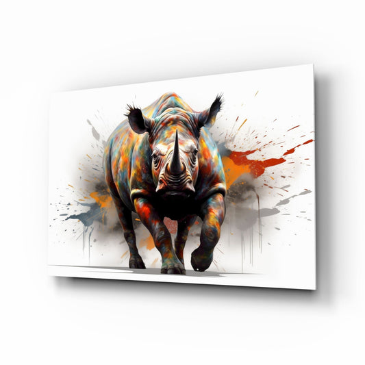 The Power of Colors Glass Wall Art || Designer Collection