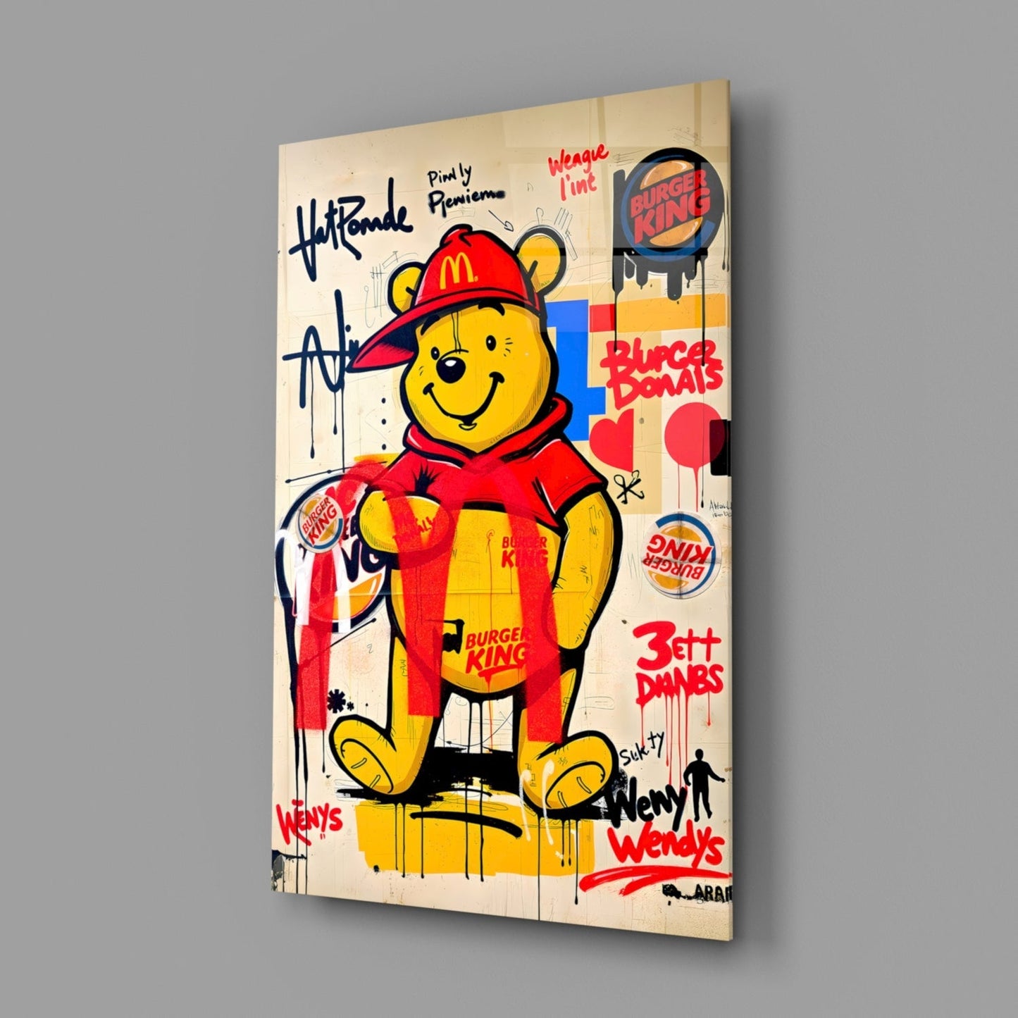 Honey of Brands Glass Wall Art || Designer Collection