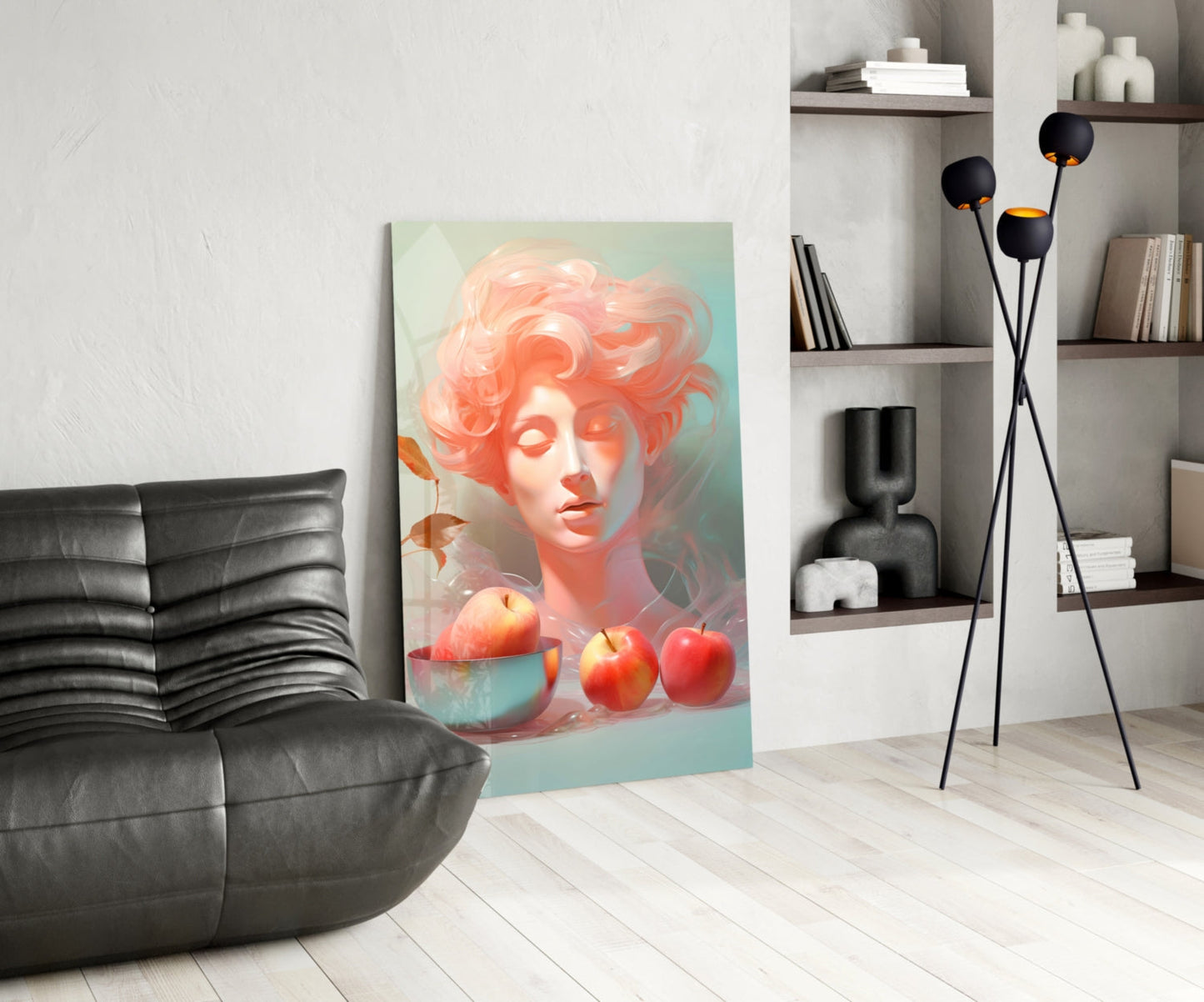 Apple Elegance Glass Wall Art || Designer Collection