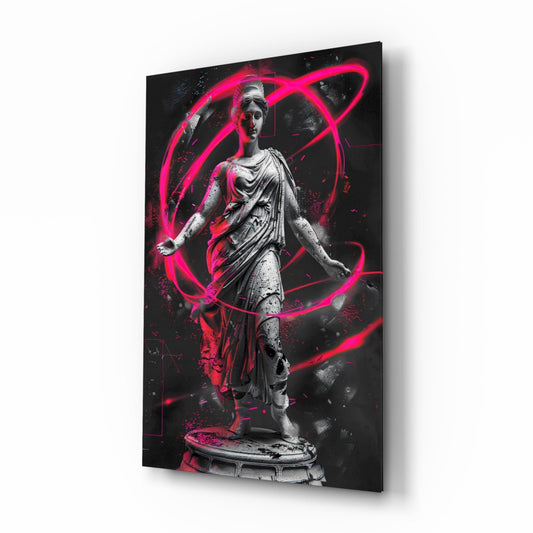 Neon Venus Glass Wall Art || Designer Collection