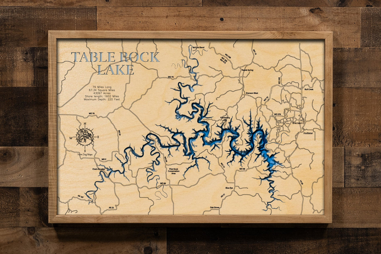 Table Rock Lake in Missouri and Arkansas