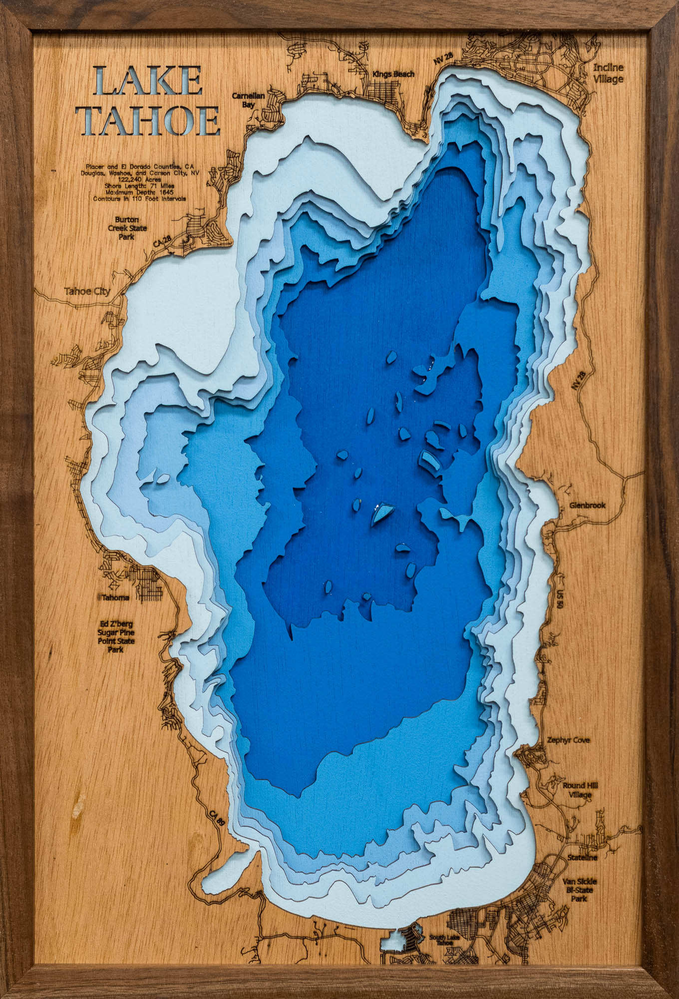 Lake Tahoe in California and Nevada
