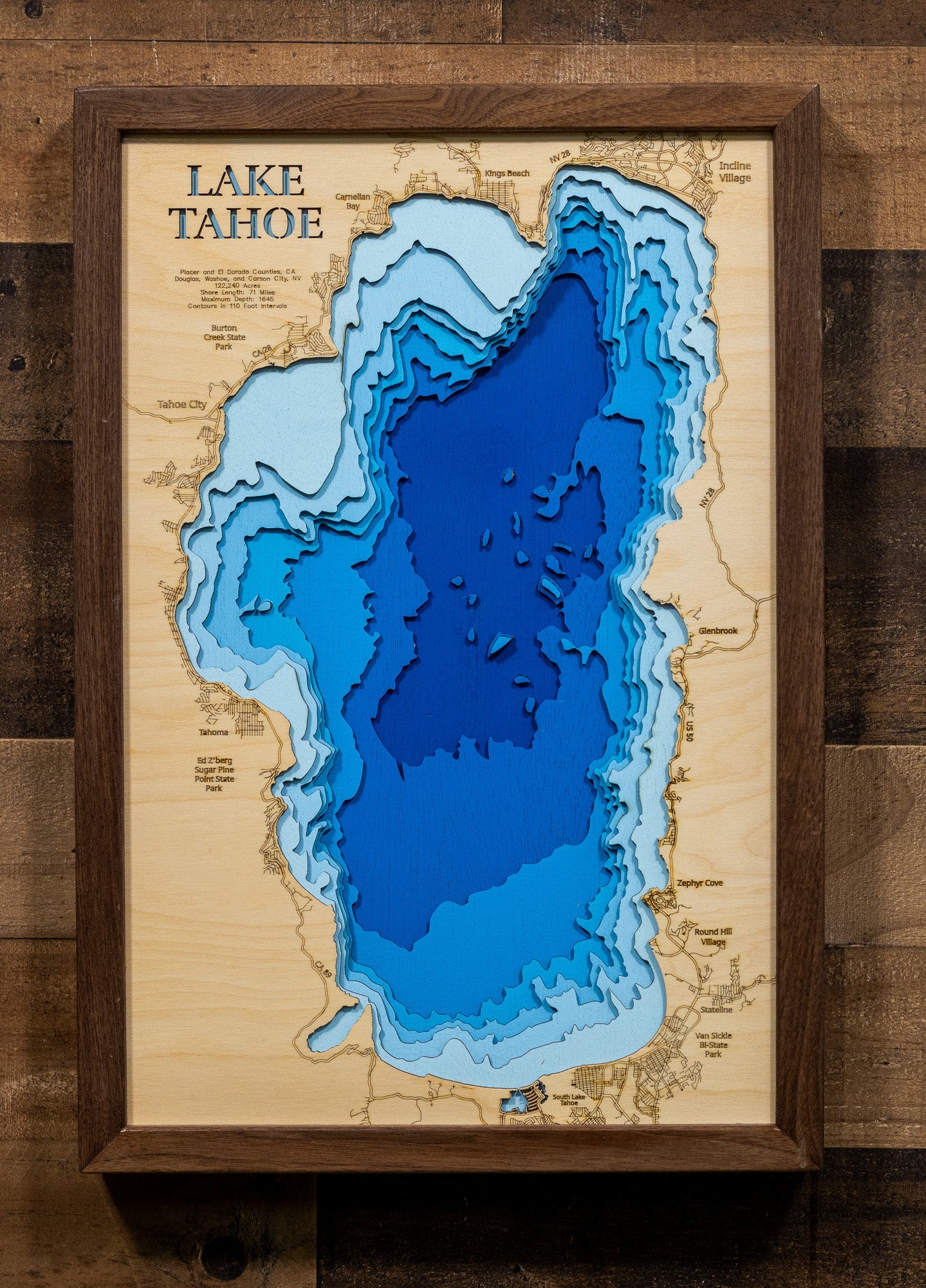 Lake Tahoe in California and Nevada